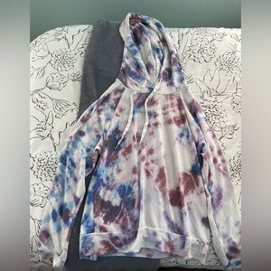 Mia and Tess tie-dye sweatshirt